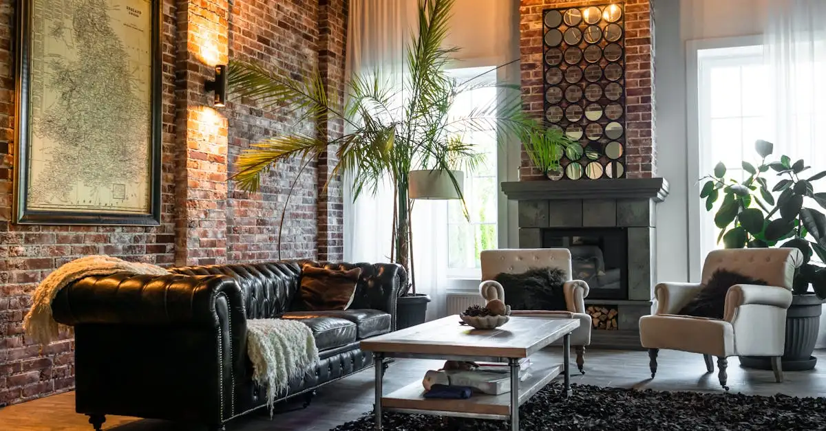 Wanddecoratie industrieel woonkamer