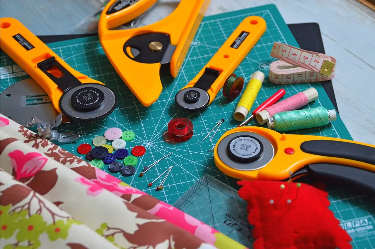 Woonkamer wanddecoratie met unieke quilting ontwerpen